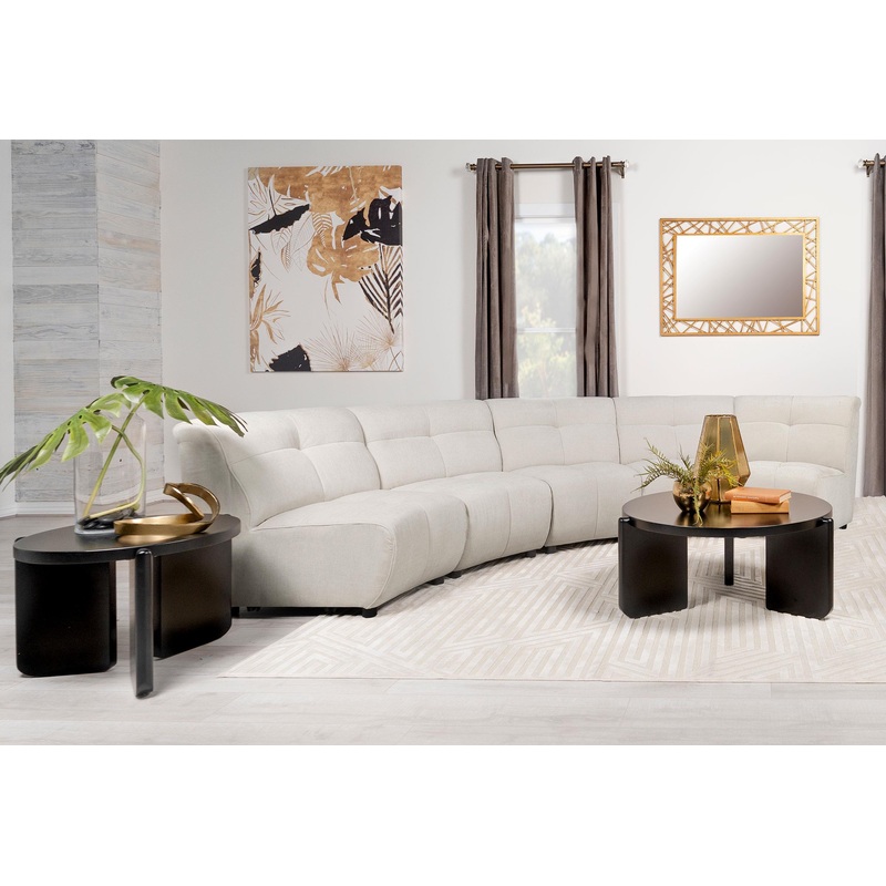 Charlotte Upholstered Modular Sectional Sofa Ivory