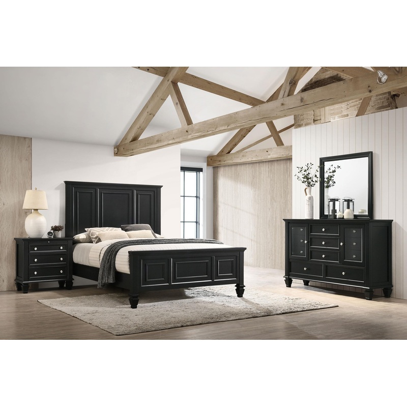 Sandy Beach Bedroom Set Black