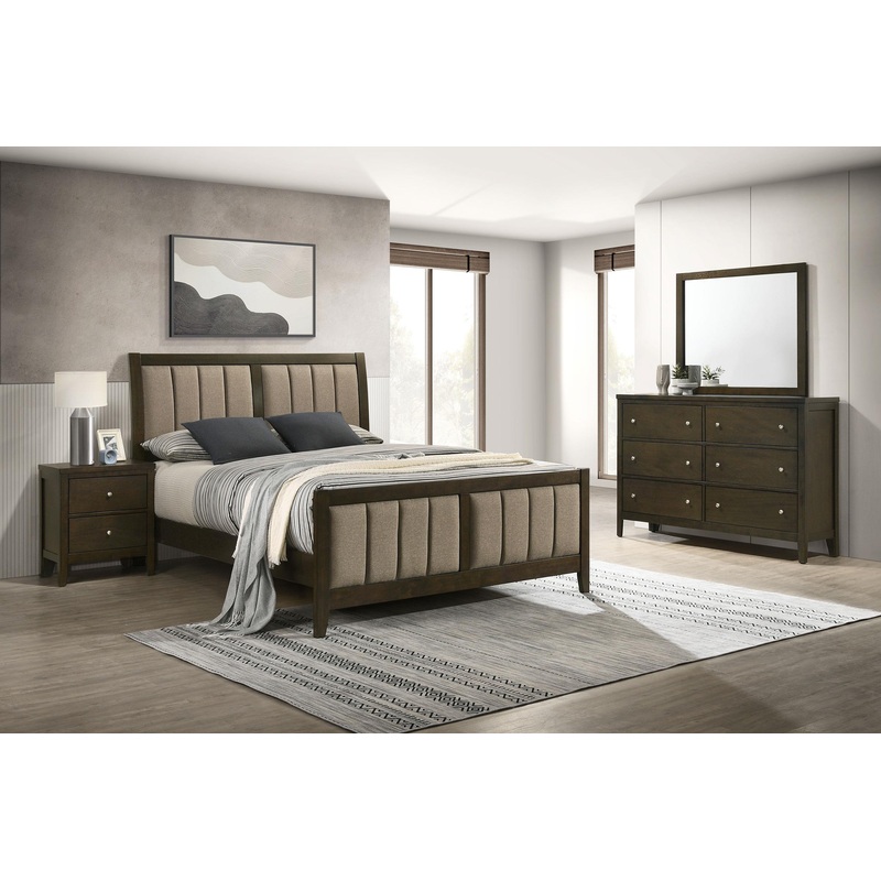 Wilkes California King Bedroom Set Dark Cocoa