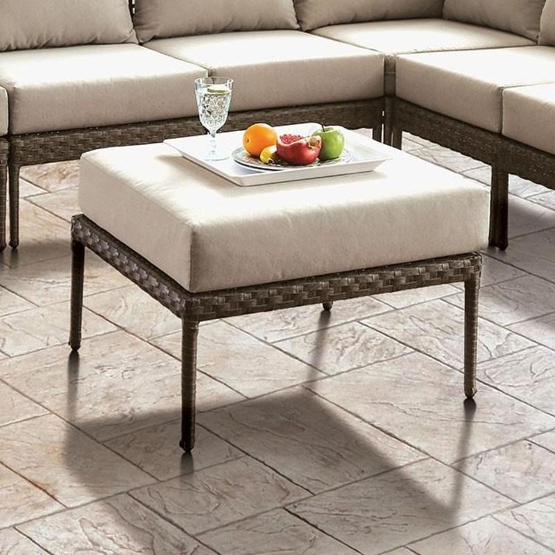 ALEISHA Patio Ottoman