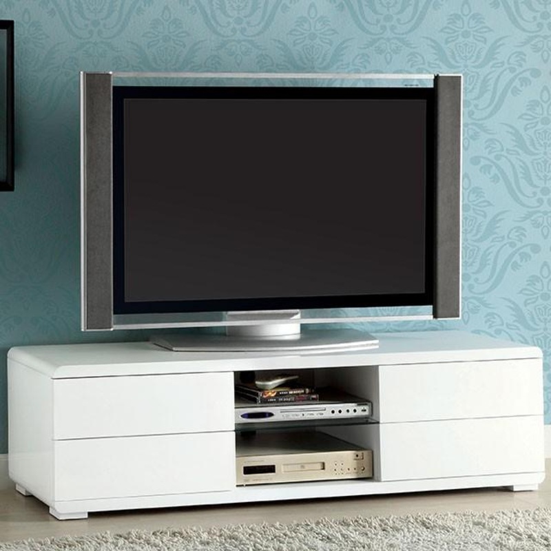 Cerro White 59″ TV Console, White