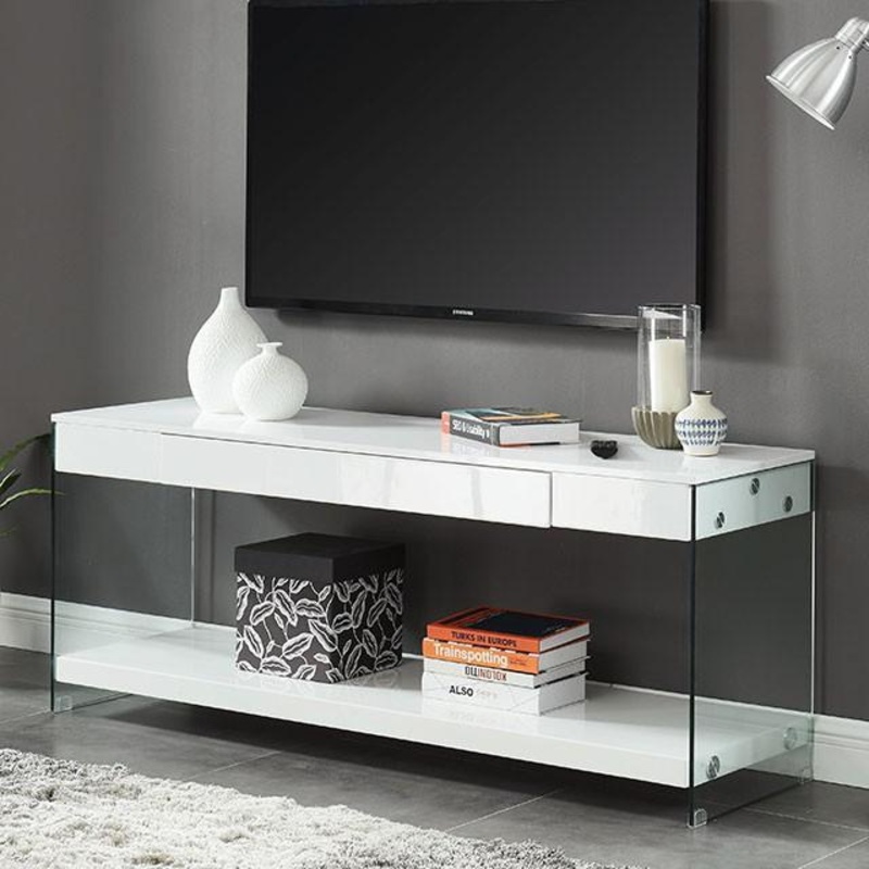 Sabugal White 60″ TV Stand