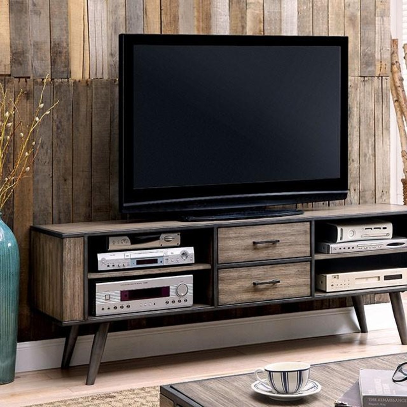 Vilhelm II Gray 72″ TV Console
