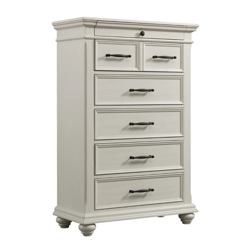Slater – 6-Drawer Chest – White