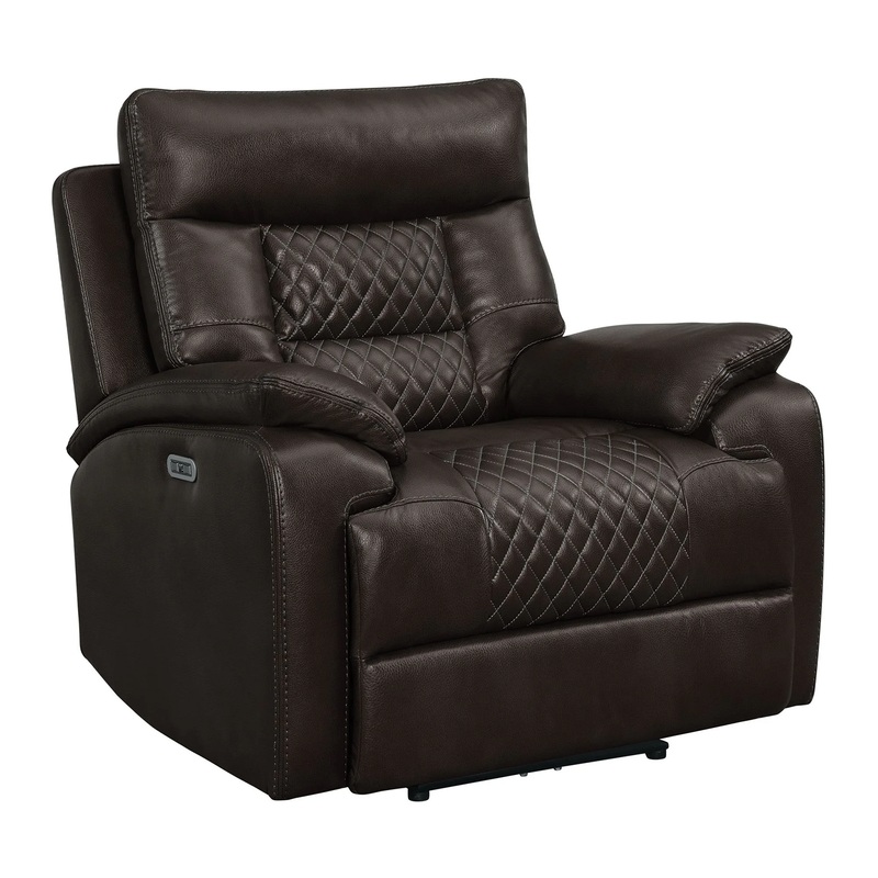 Trinidad – Power Recliner With Power Motion Head Recliner – Pebble Brown