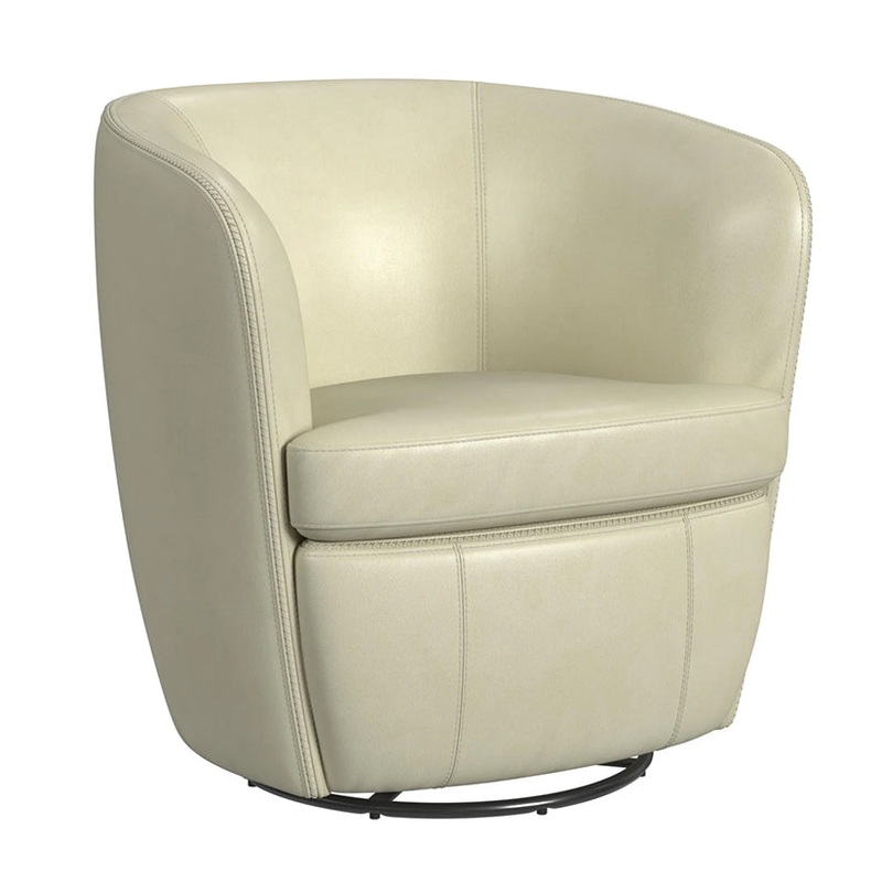 Vito – Swivel Chair – Pebble Cream