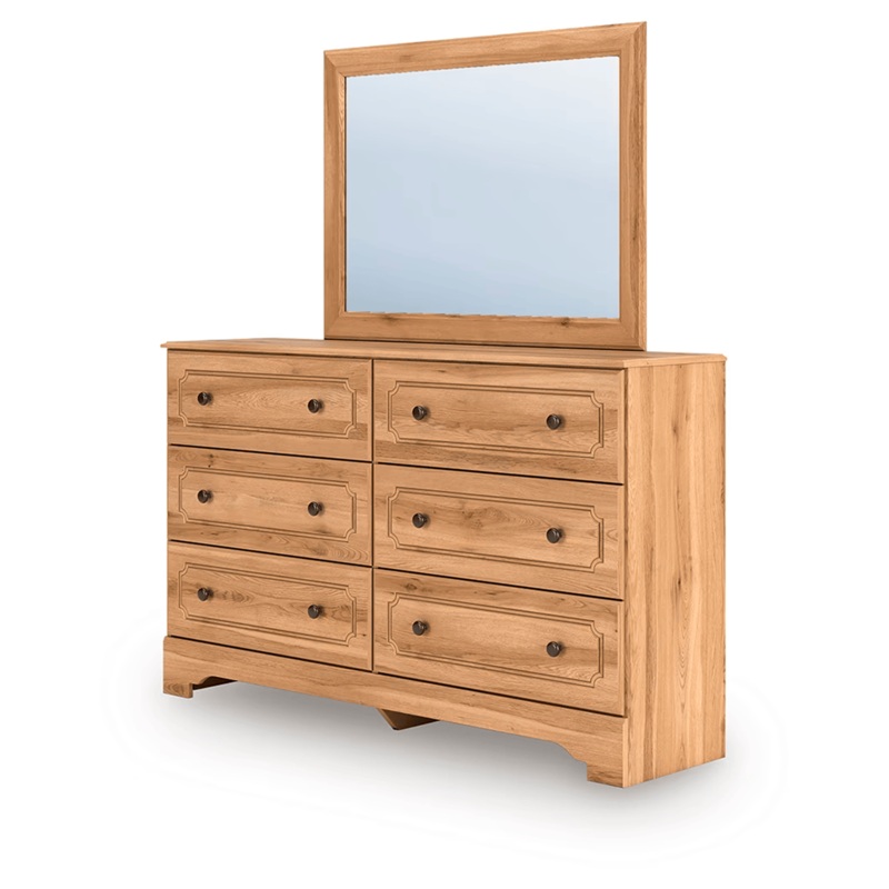 Aleaport – Warm Brown – Dresser and Mirror