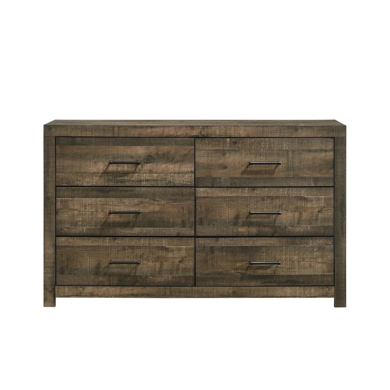 Bailey – 6-Drawer Dresser – Walnut