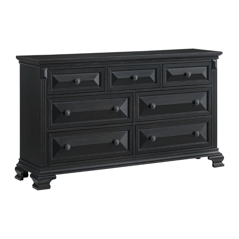 Bridgestone – 7-Drawer Dresser – Black