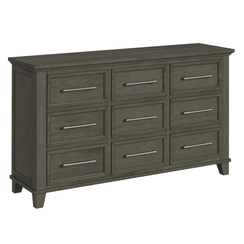 Canterbury – 9-Drawer Dresser – Gray