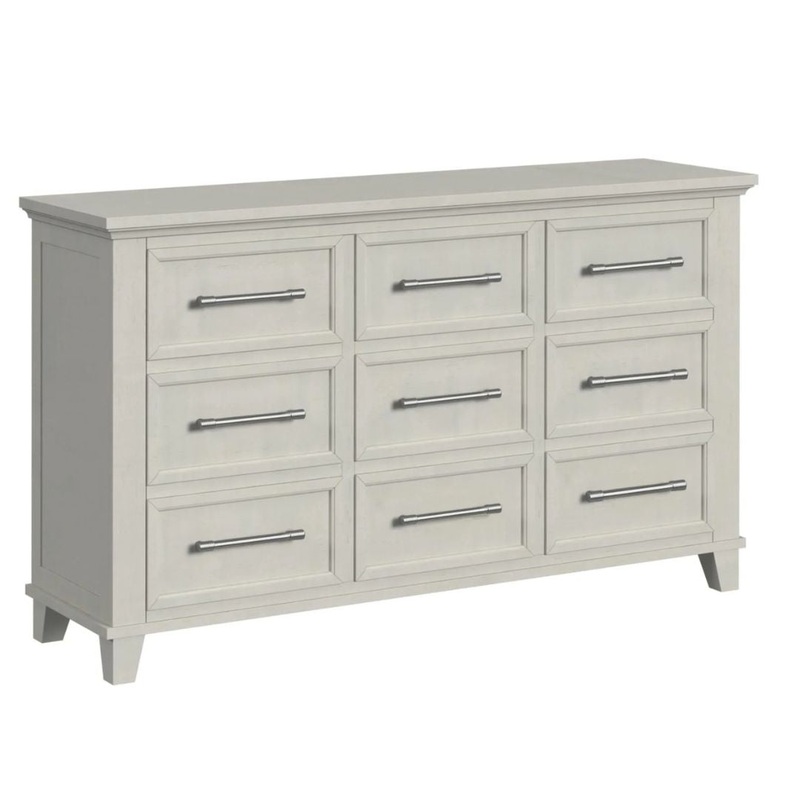 Canterbury – 9-Drawer Dresser – Ivory