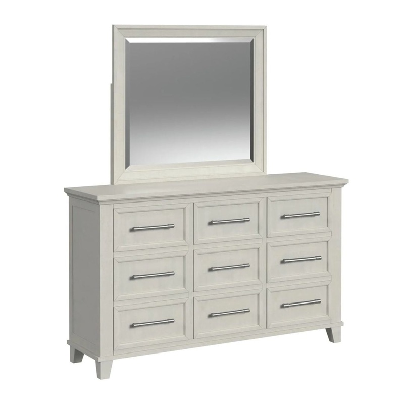 Canterbury – Dresser And Mirror Set – Ivory