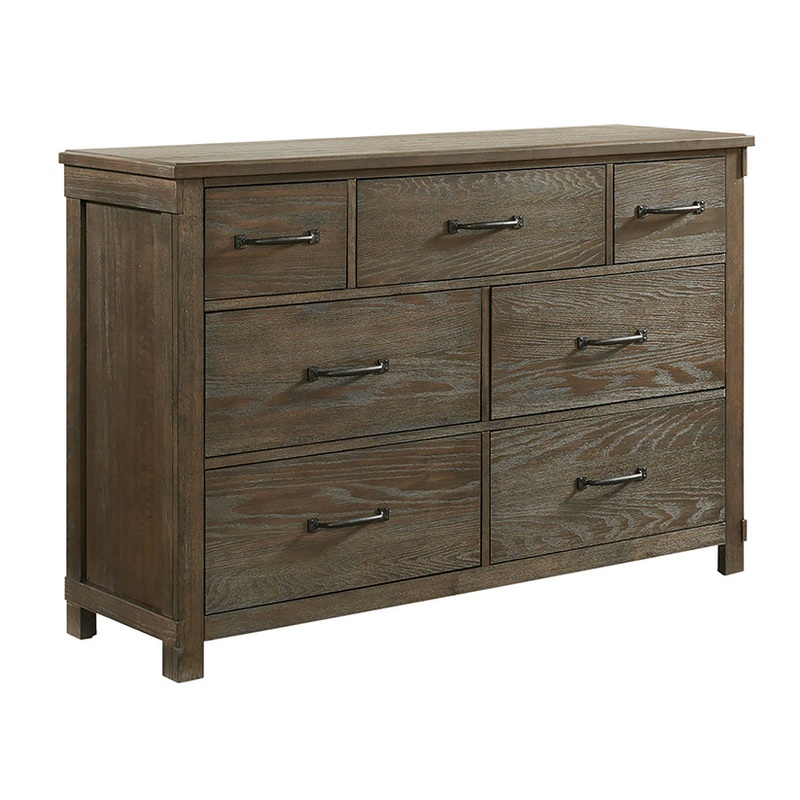 Scott – 7-Drawer Dresser – Dark Brown