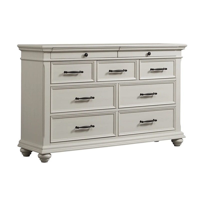 Slater – 9-Drawer Dresser – White