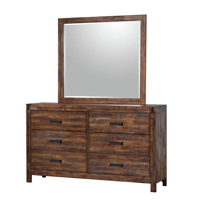 Warner – Dresser And Mirror – Chestnut