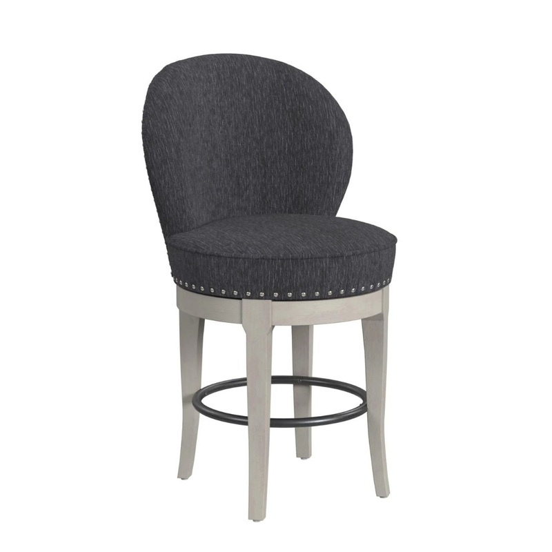 Westford – Swivel Counter Stool – Charcoal Gray