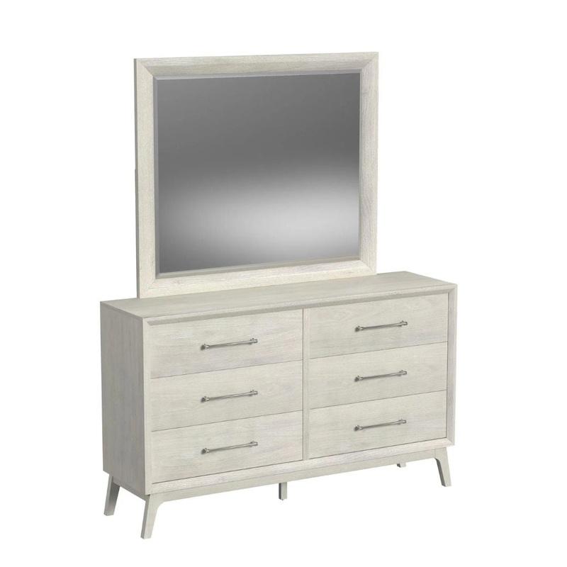 Westland – Dresser And Mirror Set – Almond