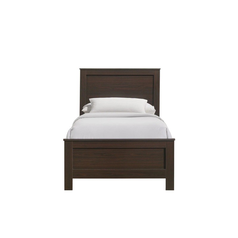 Sami – Youth Twin Panel Bed – Espresso
