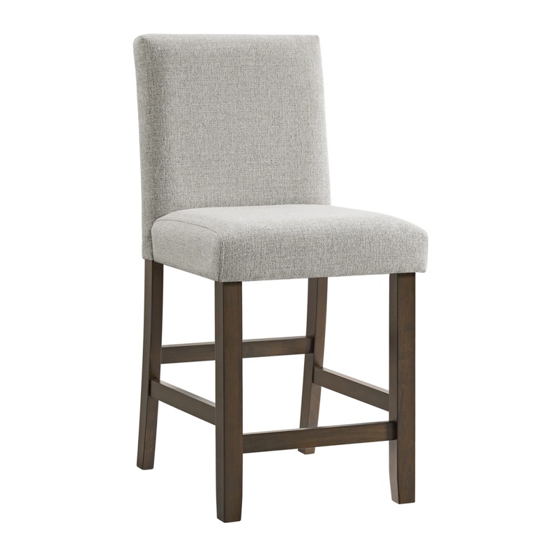 Seneca – Counter Side Chair Fabric (Set of 2) – Brown / Gray