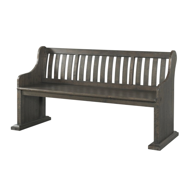 Stone – Pew Bench – Smokey Walnut