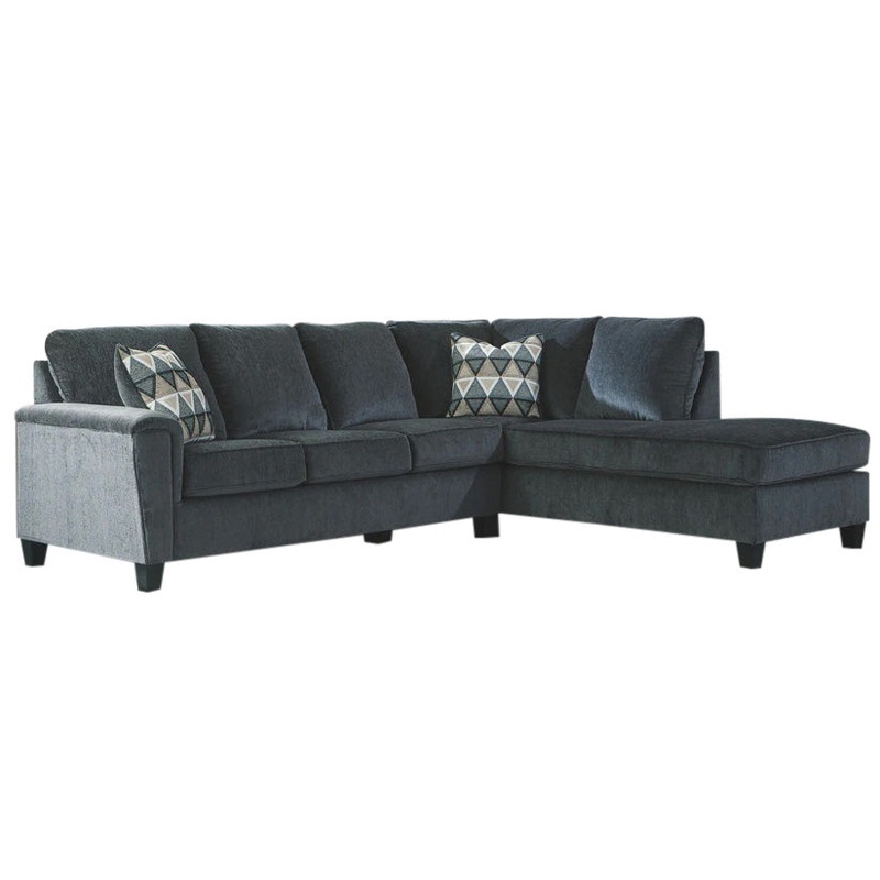 Abinger – Smoke – Right Arm Facing Chaise 2 Pc Sectional