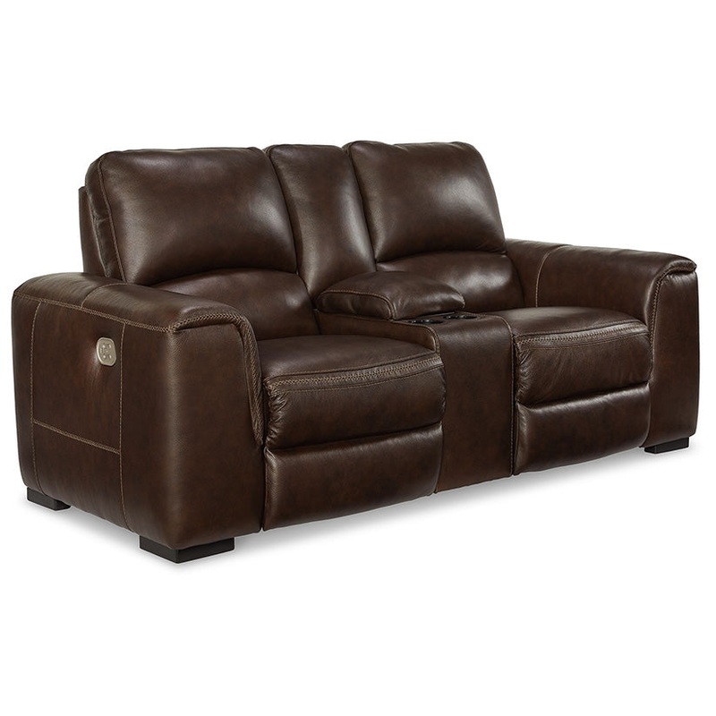 Alessandro – Walnut – Pwr Rec Loveseat/Con/Adj Hdrst