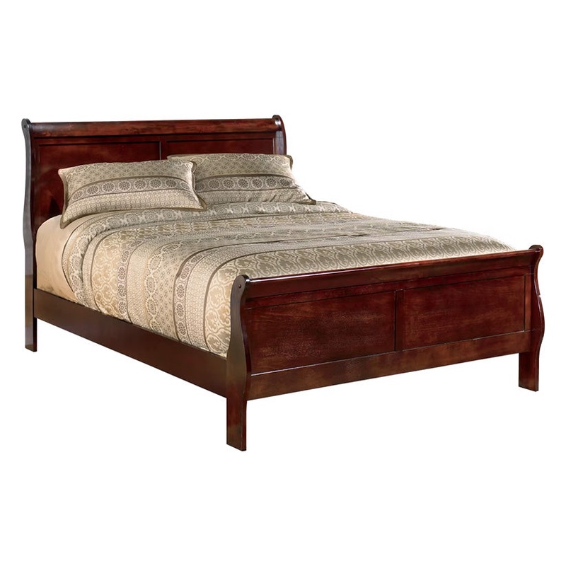 Alisdair – Dark Brown – California King Sleigh Bed