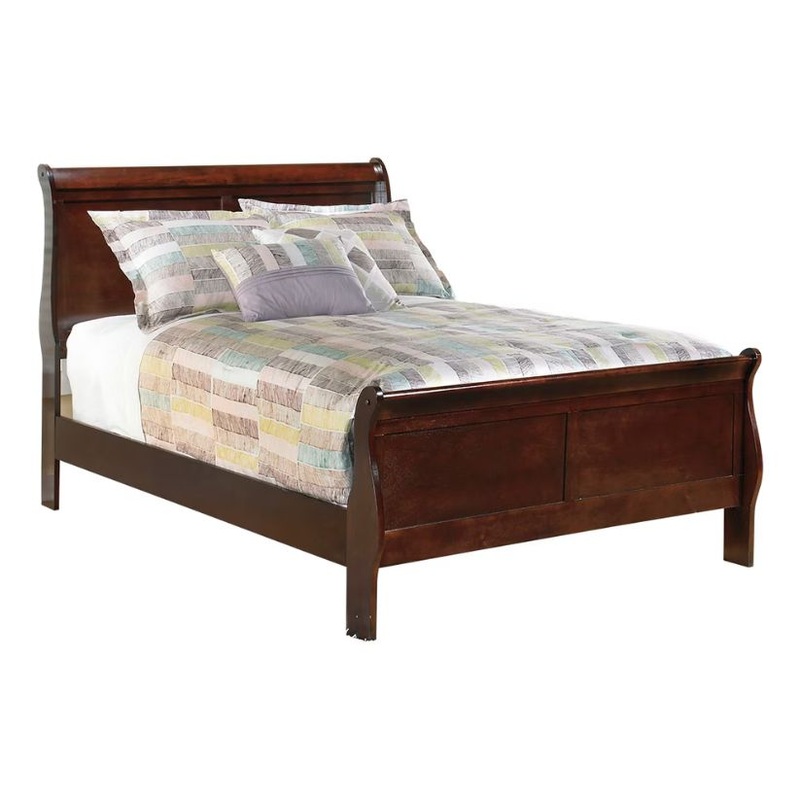 Alisdair – Dark Brown – Full Sleigh Bed