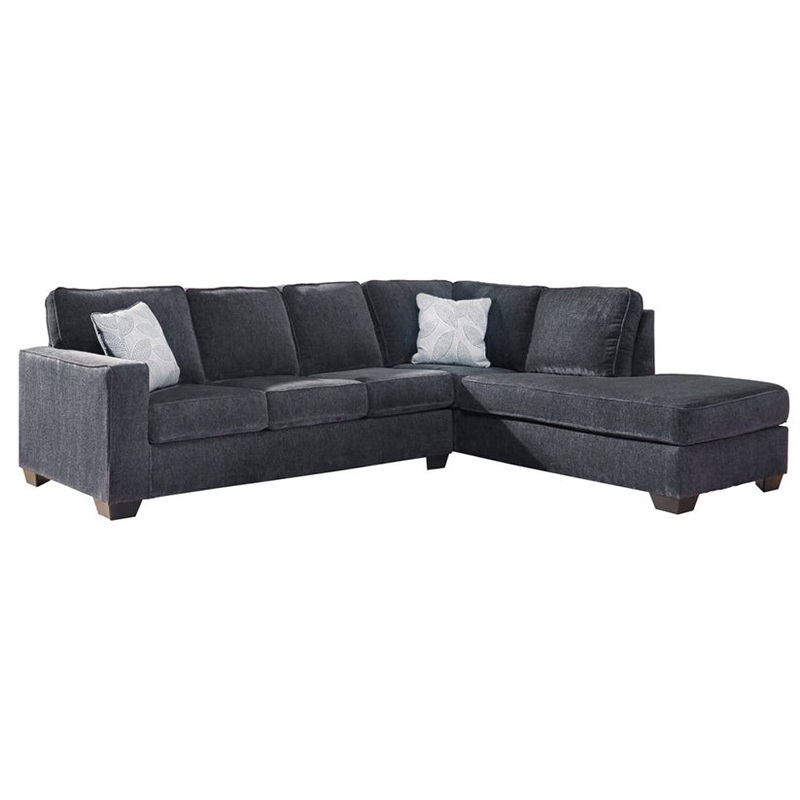 Altari – Slate – Right Arm Facing Chaise 2 Pc Sectional