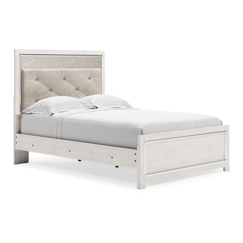 Altyra – White – Full Panel Bed