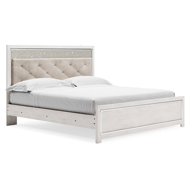 Altyra – White – King Panel Bed