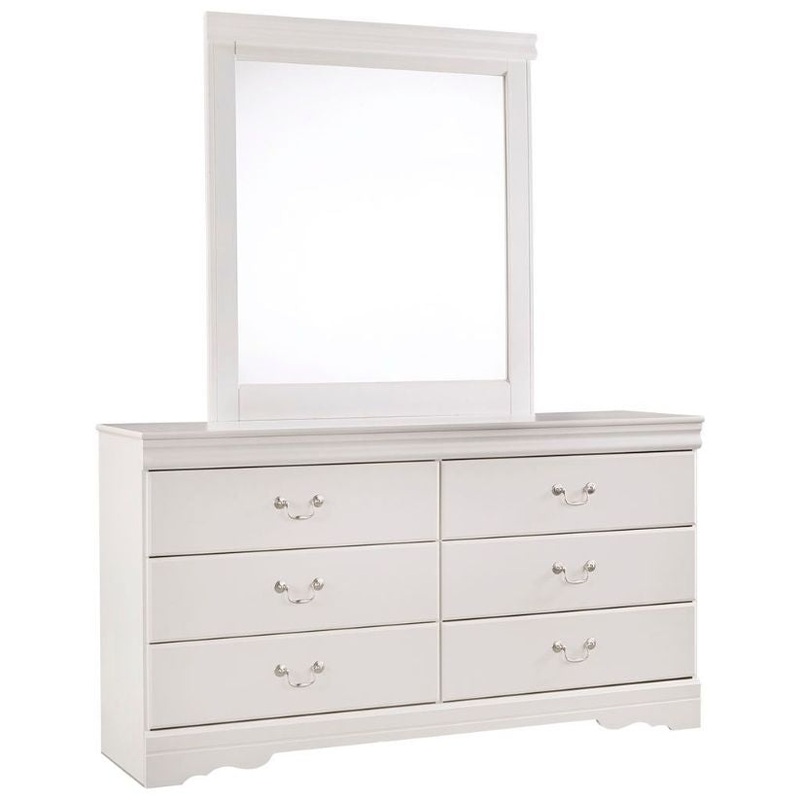 Anarasia – White – Dresser, Mirror