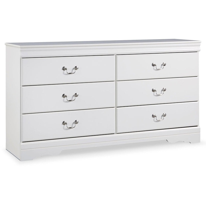 Anarasia – White – Six Drawer Dresser