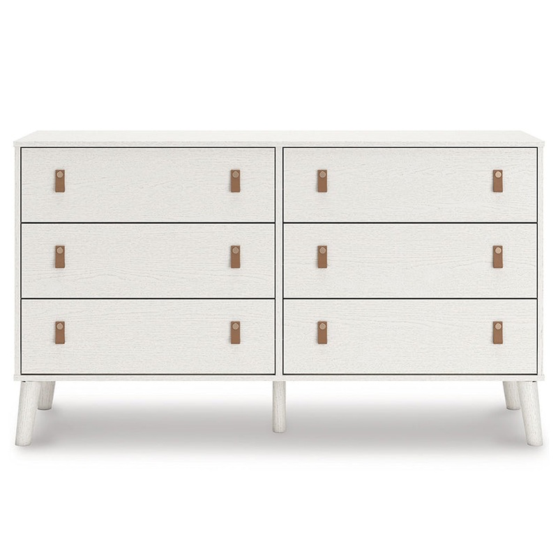 Aprilyn – White – Six Drawer Dresser