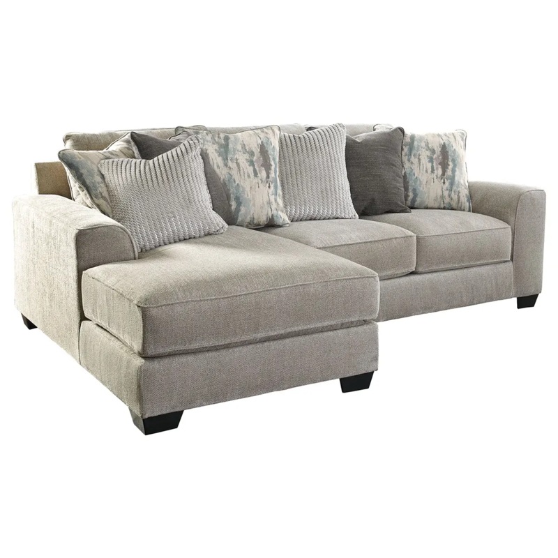 Ardsley – Pewter – 2-Piece Sectional With Laf Corner Chaise