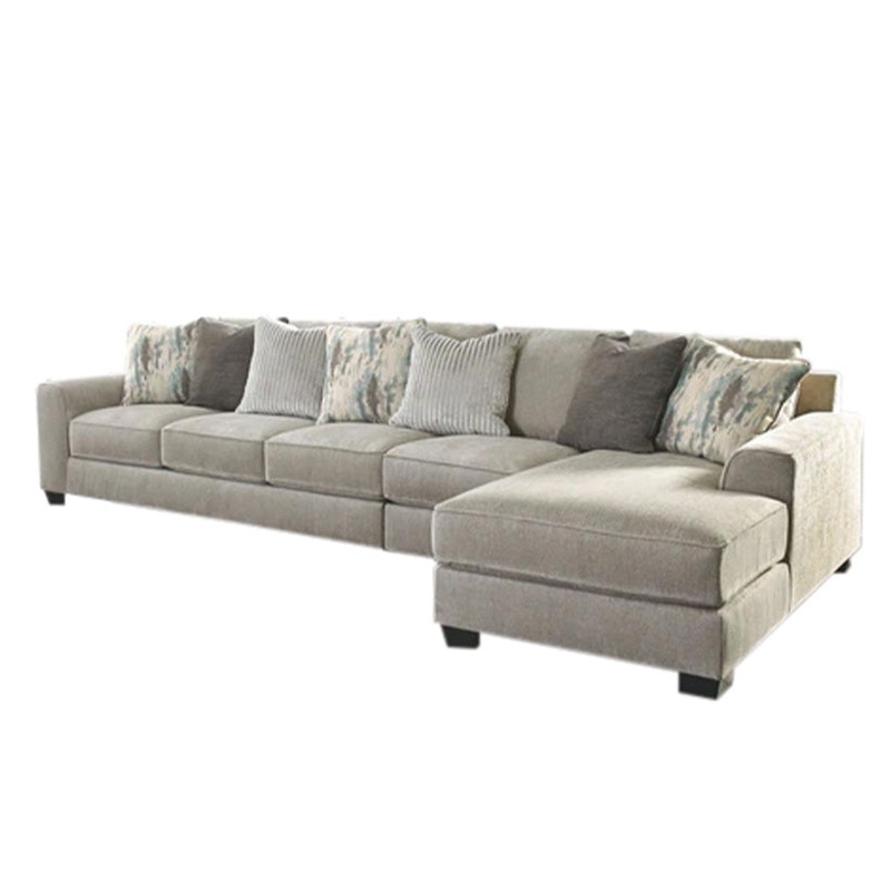 Ardsley – Pewter – Right Arm Facing Chaise With Sofa 3 Pc Sectional