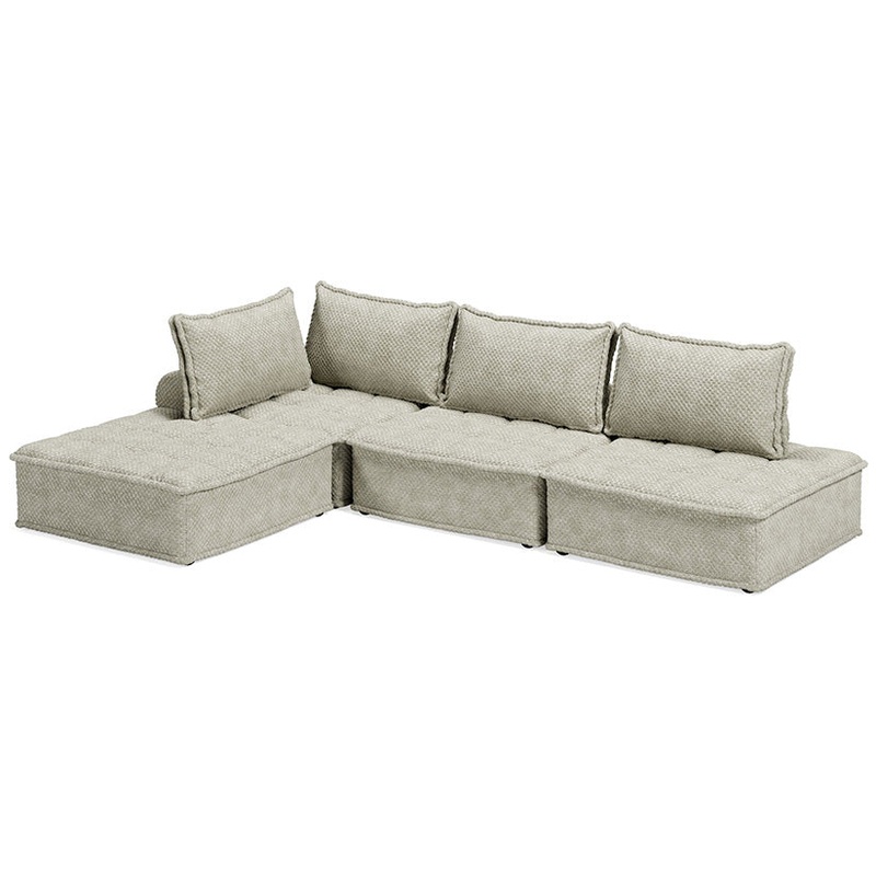 Bales – Taupe – 4-Piece Modular Seating