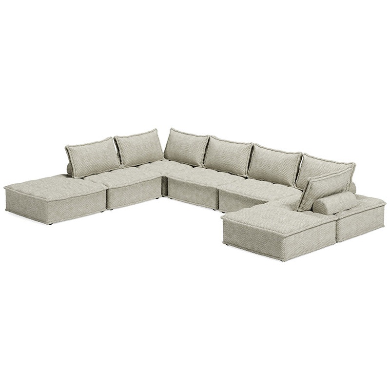 Bales – Taupe – 7-Piece Modular Seating