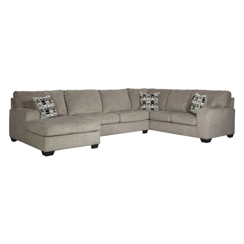 Ballinasloe – Platinum – Left Arm Facing Corner Chaise 3 Pc Sectional