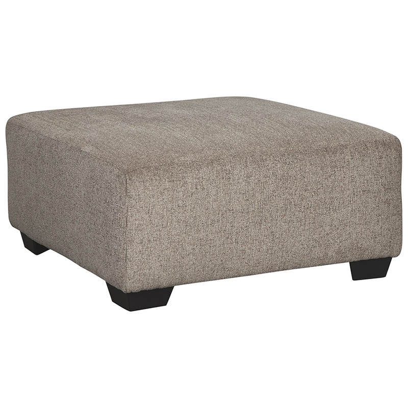 Ballinasloe – Platinum – Oversized Accent Ottoman