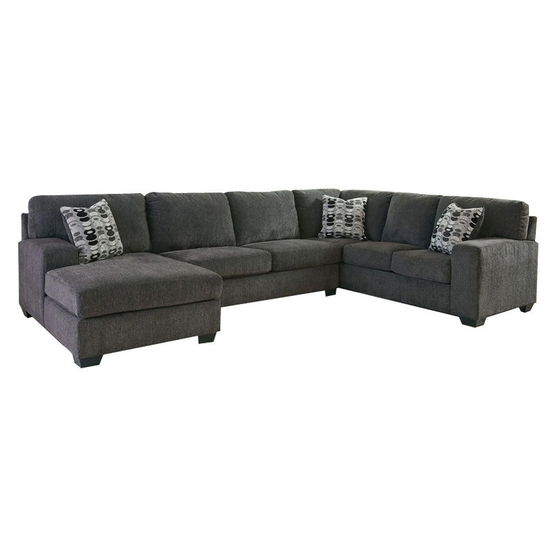 Ballinasloe – Smoke – Left Arm Facing Corner Chaise 3 Pc Sectional