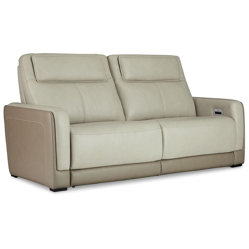 Battleville – Almond – 2 Seat Pwr Rec Sofa Adj Hdrest