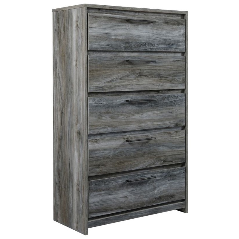 Baystorm – Gray – Five Drawer Chest