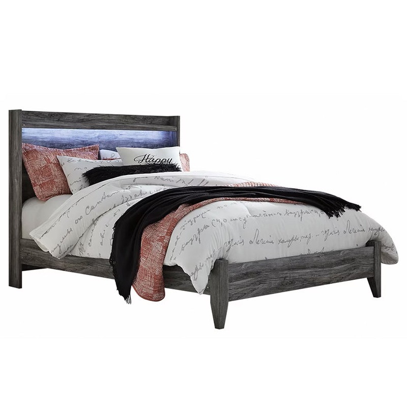 Baystorm – Gray – Queen Panel Bed