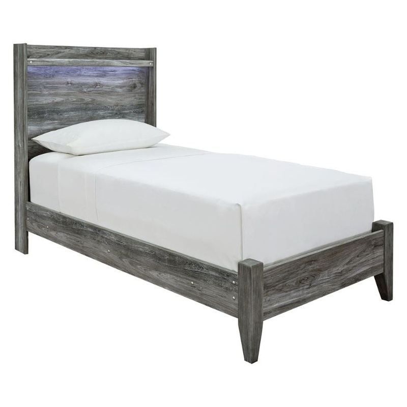 Baystorm – Gray – Twin Panel Bed