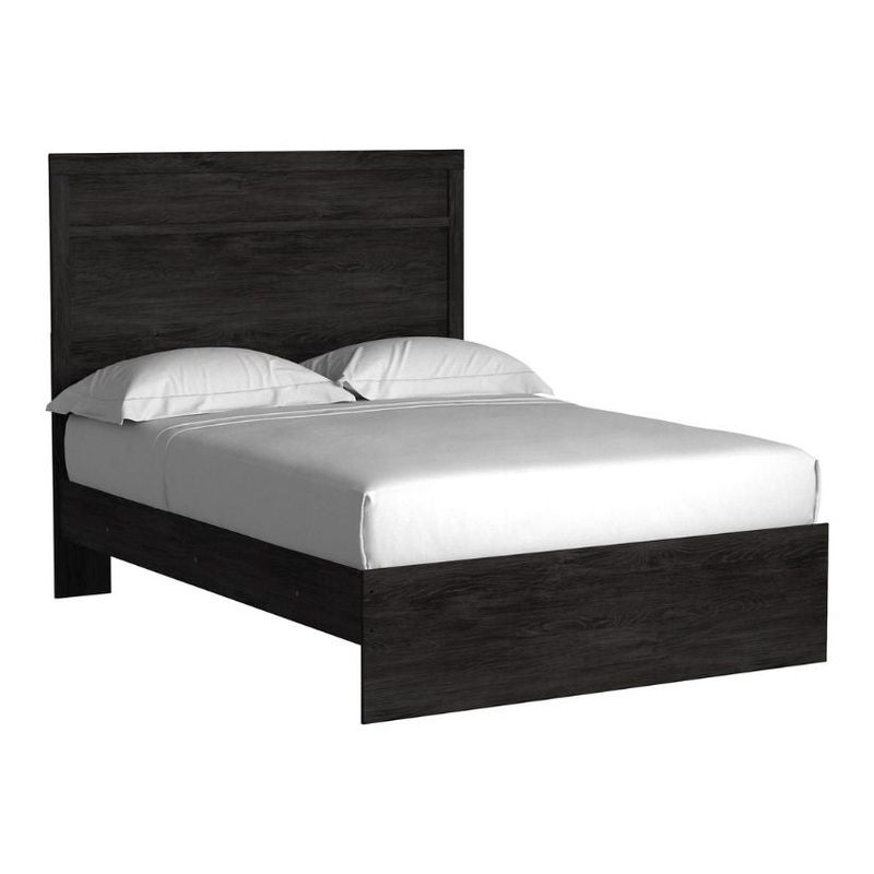 Belachime – Black – Full Panel Bed