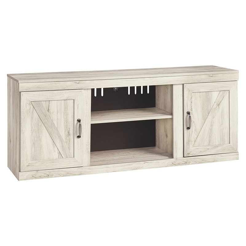 Bellaby – Whitewash – 60″ TV Stand W/Fireplace Option