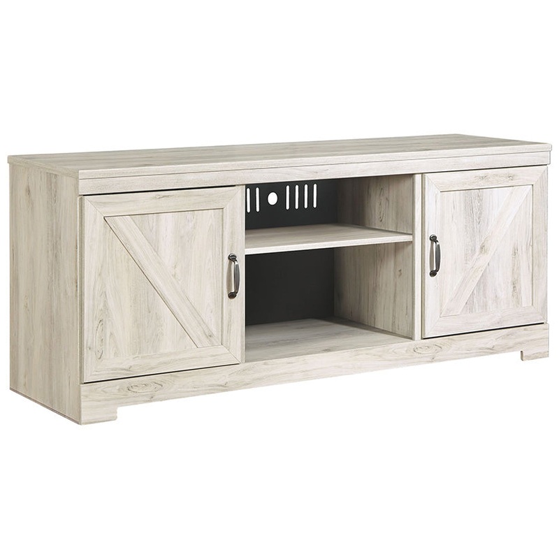 Bellaby – Whitewash – 63″ TV Stand W/Fireplace Option