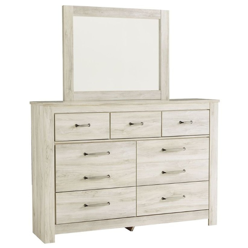 Bellaby – Whitewash – Dresser, Mirror