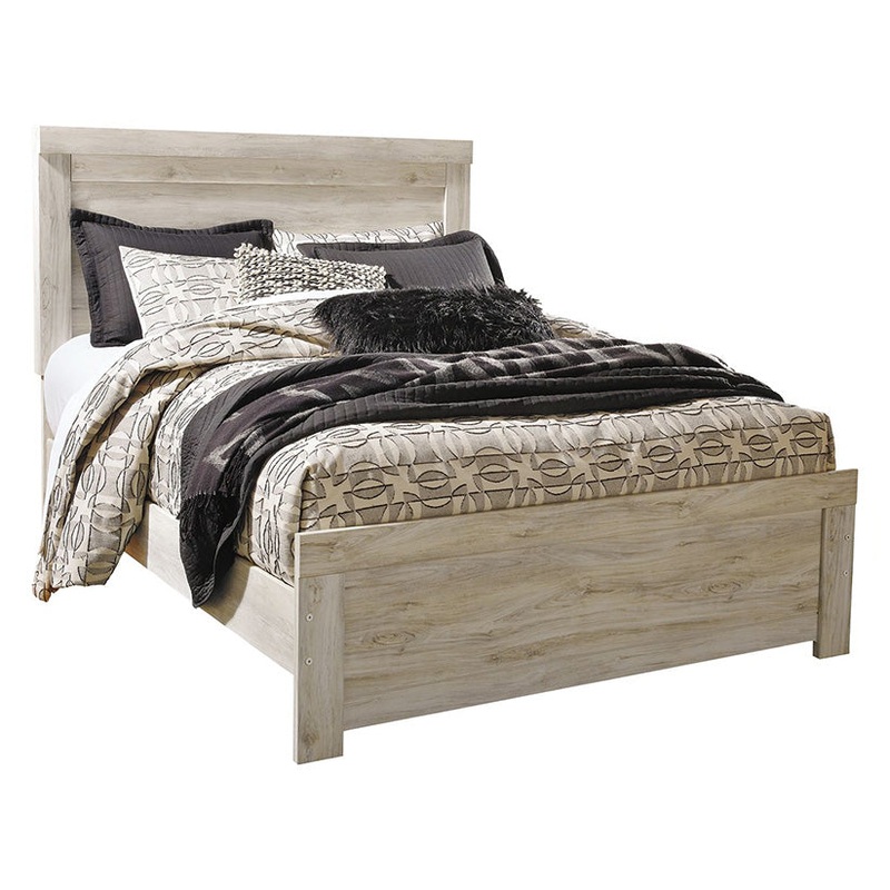 Bellaby – Whitewash – Queen Panel Bed